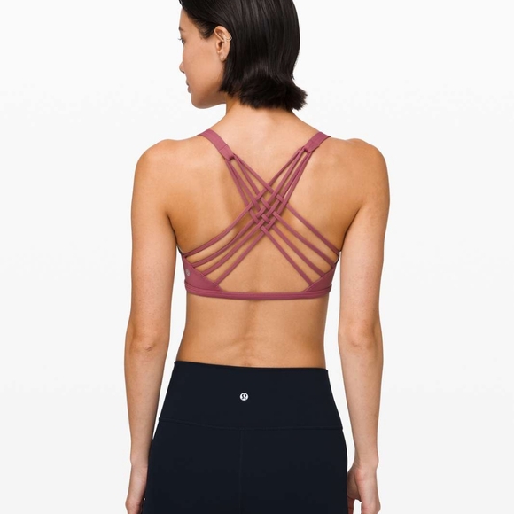 lululemon athletica Tops - Lululemon Free To Be Bra (Wild)Moss Rose